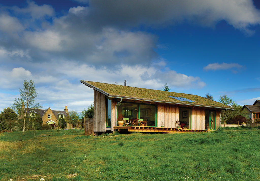 Timber frame sustainable self-build