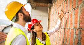 people inspecting building site health and safety