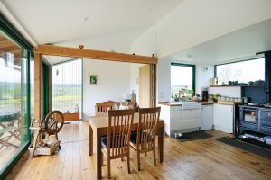 Timber frame sustainable self-build