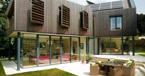 Timber frame self-build in West London