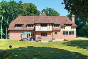 Oak frame Tudor-style home