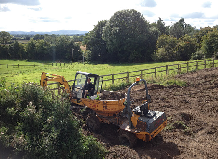 moving top soil