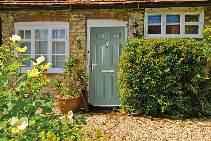 Meridian composite front door