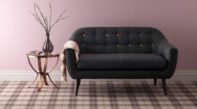 plaid carpet from Ulster Carpets