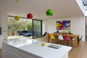 dining area opening onto decking