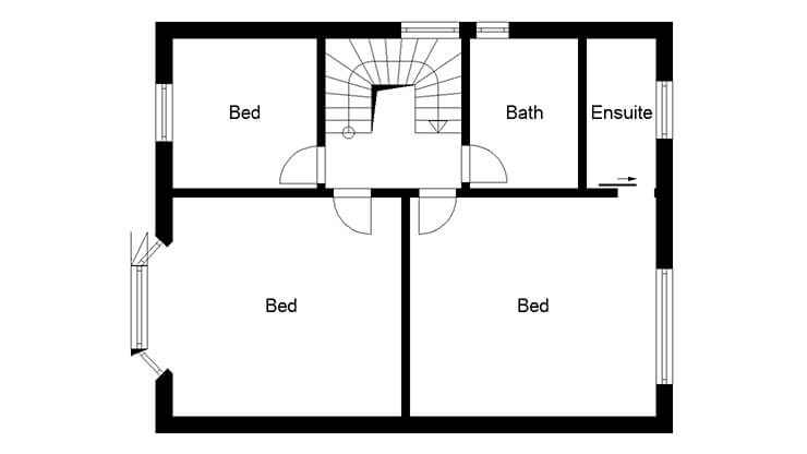 Clarke first floor plans