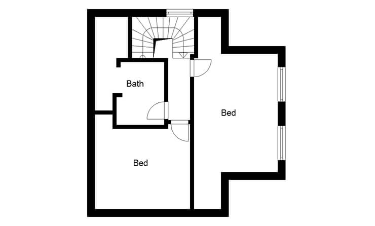 Clarke second floor plans