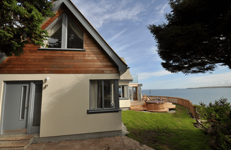 Cornish coast self build home