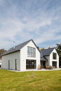 Modern timber frame chalet bungalow