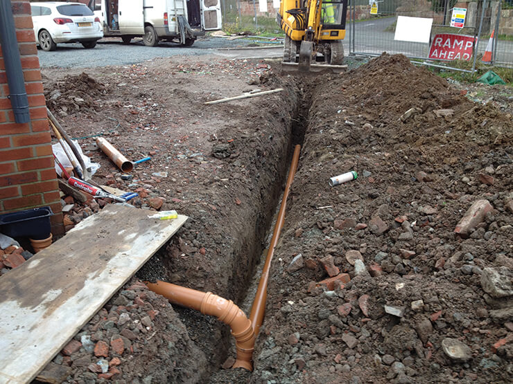 self build drainage