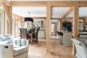 Oak frame and SIPs contemporary self-build