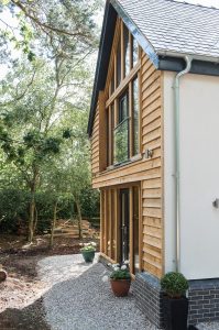 Oak frame and SIPs contemporary self-build