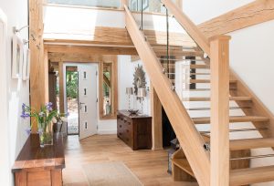 Oak frame and SIPs contemporary self-build