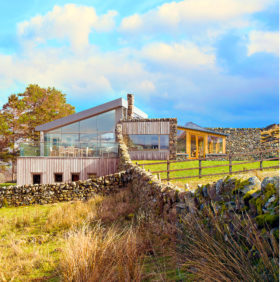 Contemporary timber frame self-build