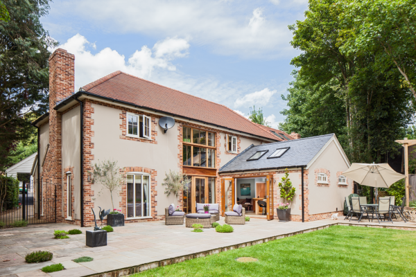 Traditional timber frame self-build