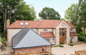 Traditional timber frame self-build