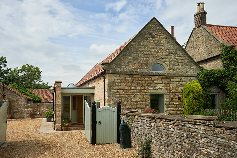 15th century barn conversion exterior