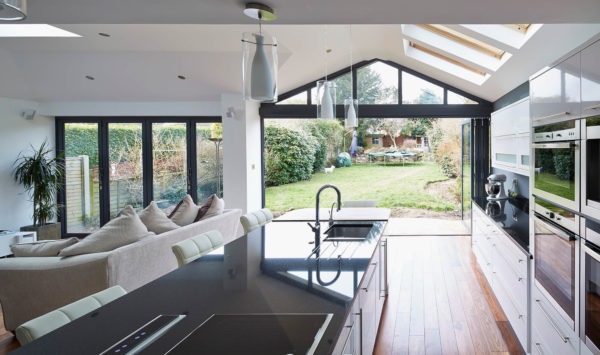 kitchen-diner extension with bifolds