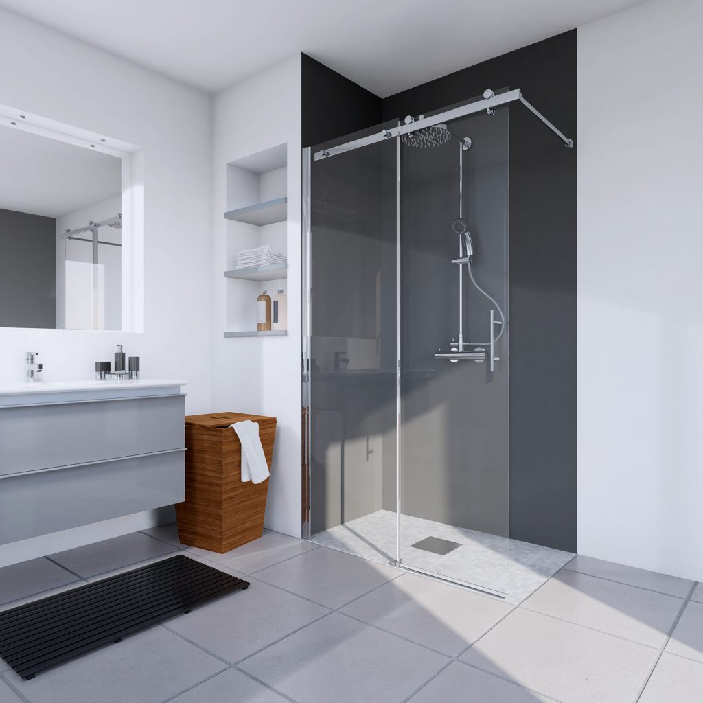 Walk in shower by Frontline Bathrooms