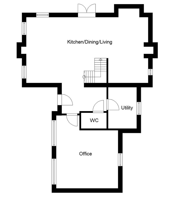 affordable barn conversion ground floor plans