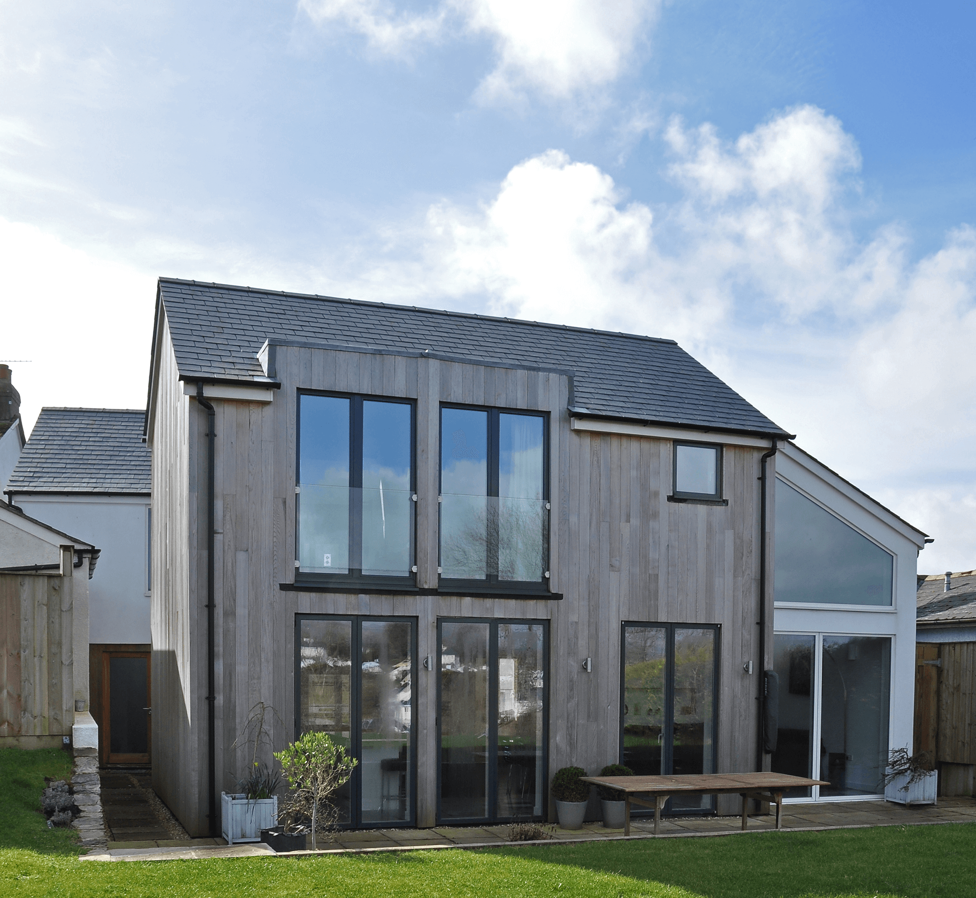 Timber frame contemporary self-build