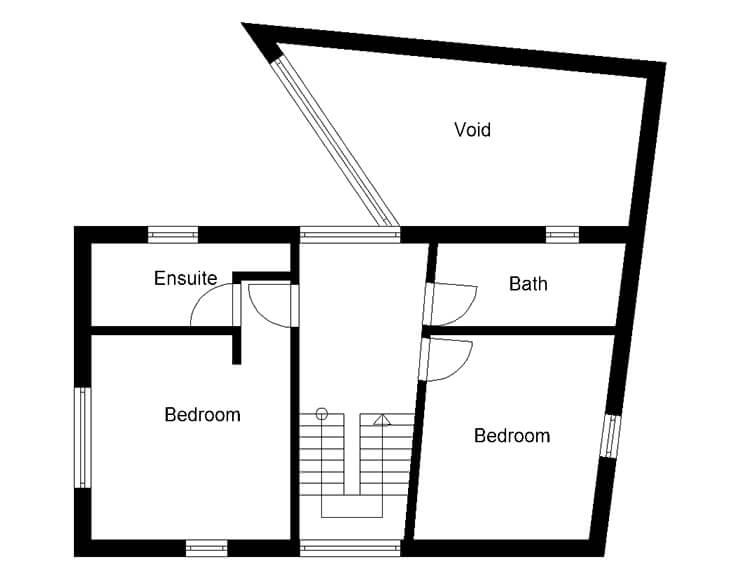 contemporary sips house first floor plans