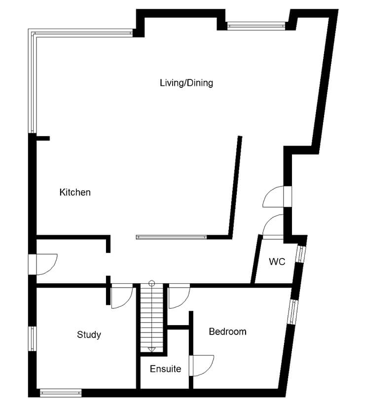 contemporary sips house ground floor plans