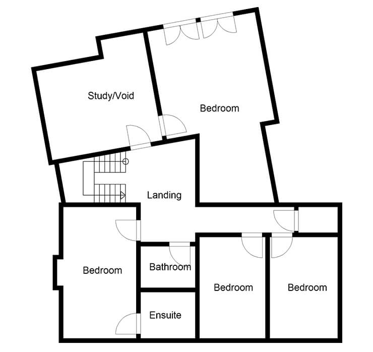 Modern Home in a Rural Village Floor Plans Build It