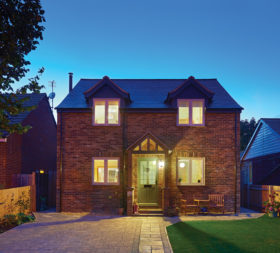 Timber frame vernacular self-build