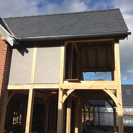 oak frame balcony