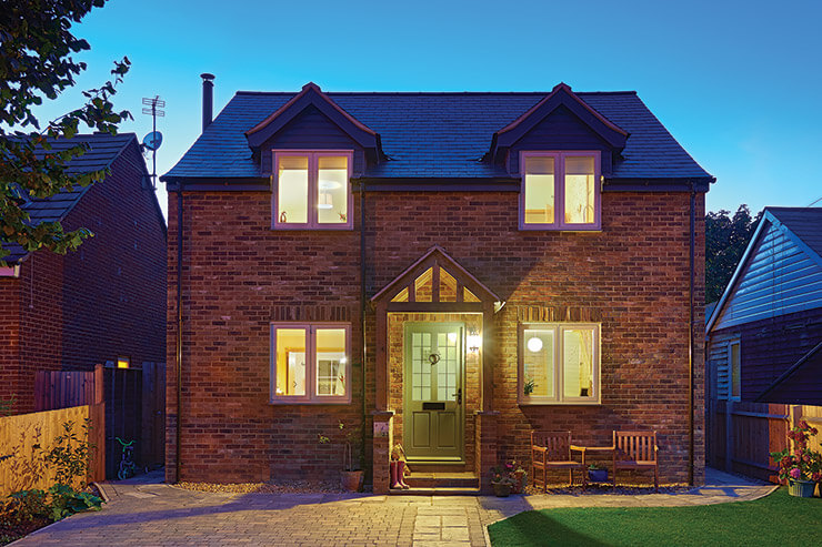 timber frame self build home