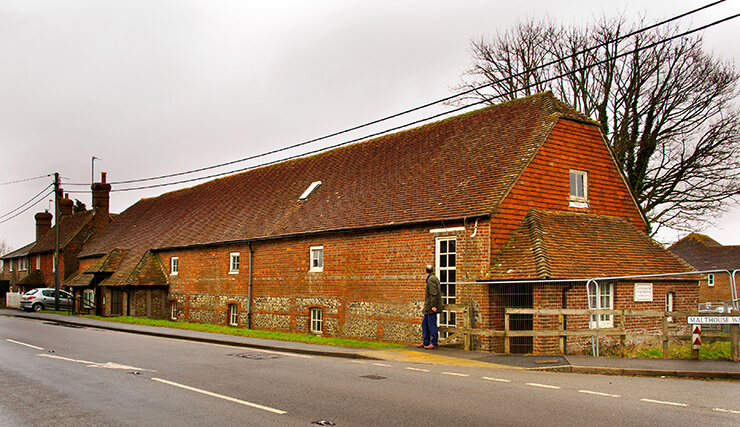listed former village hall