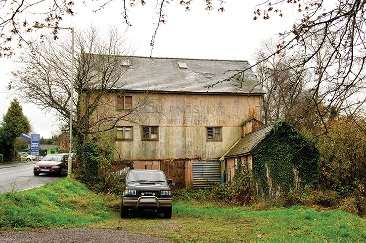 abandoned warehouse unsuitable for conversion