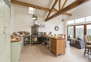 Oak beamed kitchen