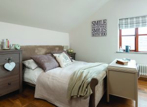 Simple master bedroom