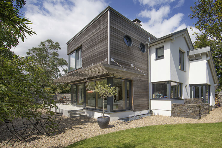 eco-friendly timber frame dwelling