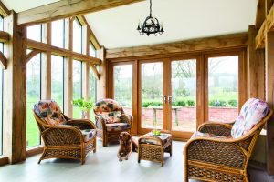 Oak framed conservatory