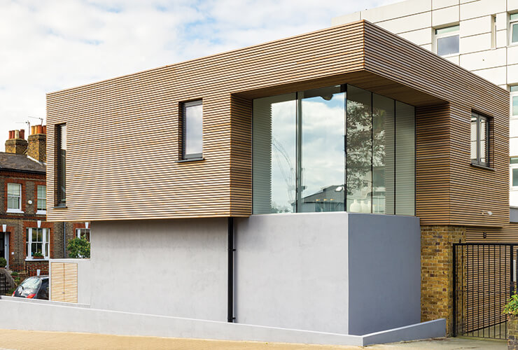 western red cedar cladding