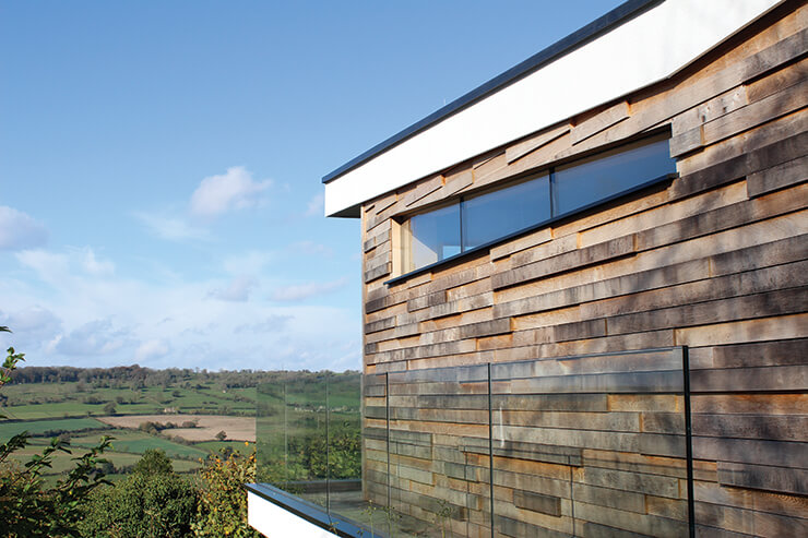 bespoke oak cladding