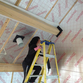 sealing the insulation