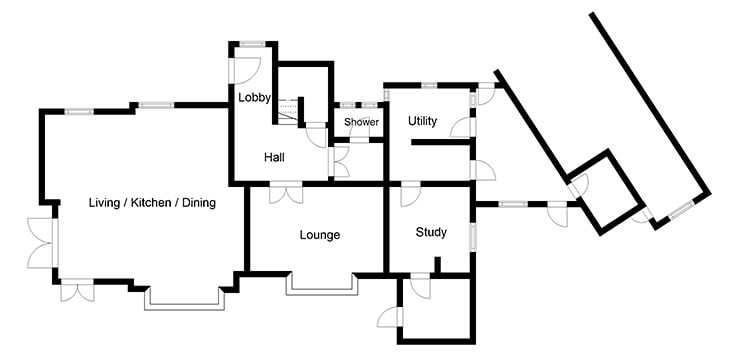 morton home ground floor plans