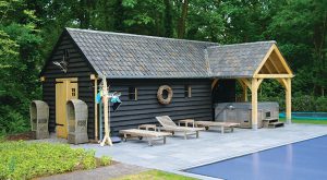 oak frame outbuilding