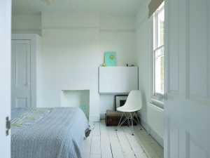 Renovated bedroom in London property