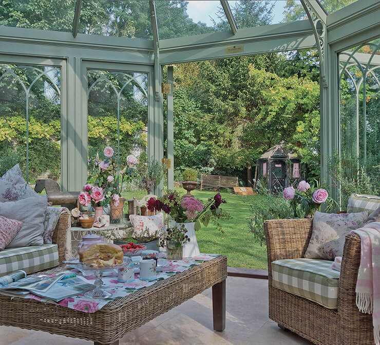 glazed conservatory