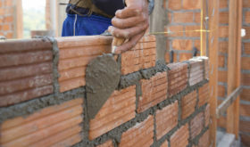 Laying bricks