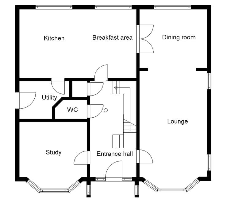 package house ground floor plans