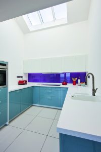 Simple white kitchen