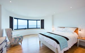 Master bedroom with panoramic view