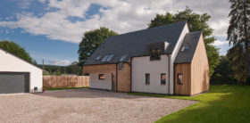 timber frame self-build home