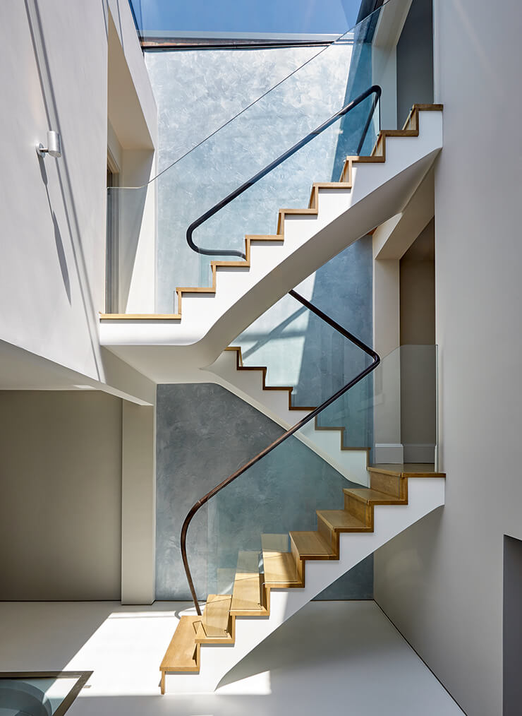 contemporary bespoke staircase